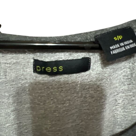 Grey Lightweight Sweater with White Cross - Size S - Picture 2 of 3